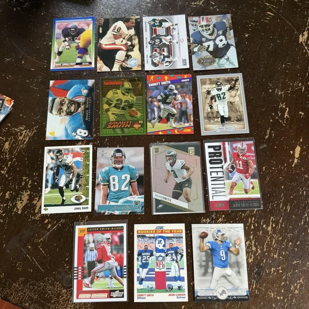 Football Cards Lot 200 NM ALL STARS w 1997 Pacific Diagon Silver Barry Sanders